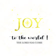Joy To The World The Lord Has Come Christmas Confetti-exploding Greetings Card