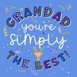 Grandad You're Simply The Best Confetti-exploding Greetings Card