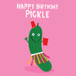 Funny Pickle Birthday Confetti-exploding Greetings Card