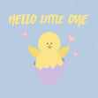 Hello Little One Confetti-exploding Greetings Card