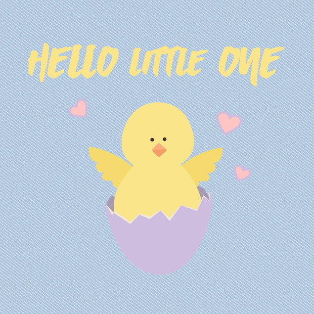 Hello Little One Confetti-exploding Greetings Card