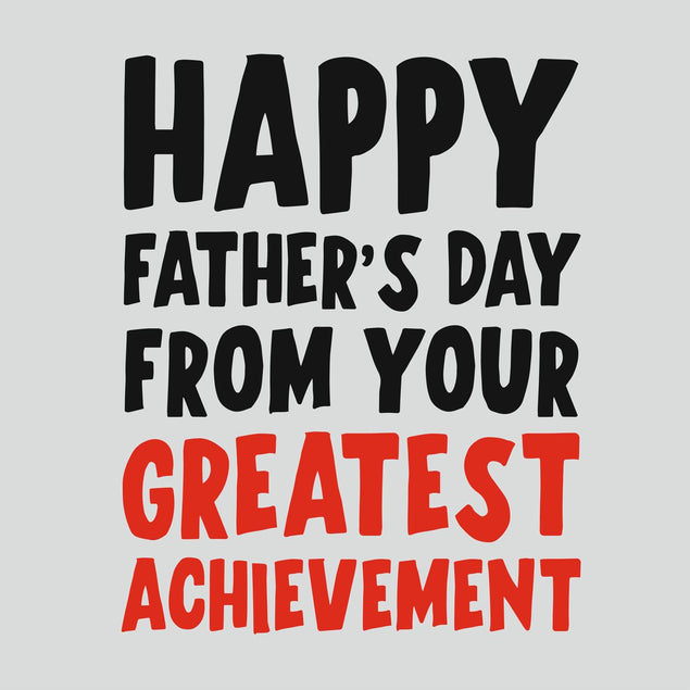 From Your GREATEST Achievement Confetti-exploding Greetings Card