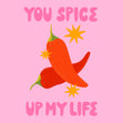 You Spice Up My Life Love Confetti-exploding Greetings Card
