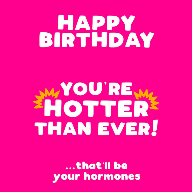 Hotter Than Ever Confetti-exploding Greetings Card