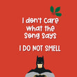 Funny Batman Smells Christmas Confetti-exploding Greetings Card