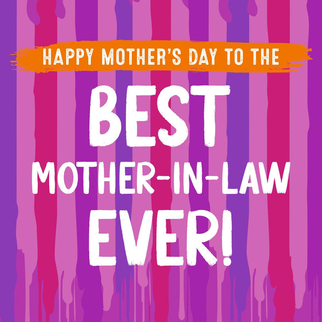 Happy Mother's Day To The Best Mother-In-Law Ever Confetti-exploding Greetings Card