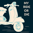 Ride Or Die Motorcycle Confetti-exploding Greetings Card