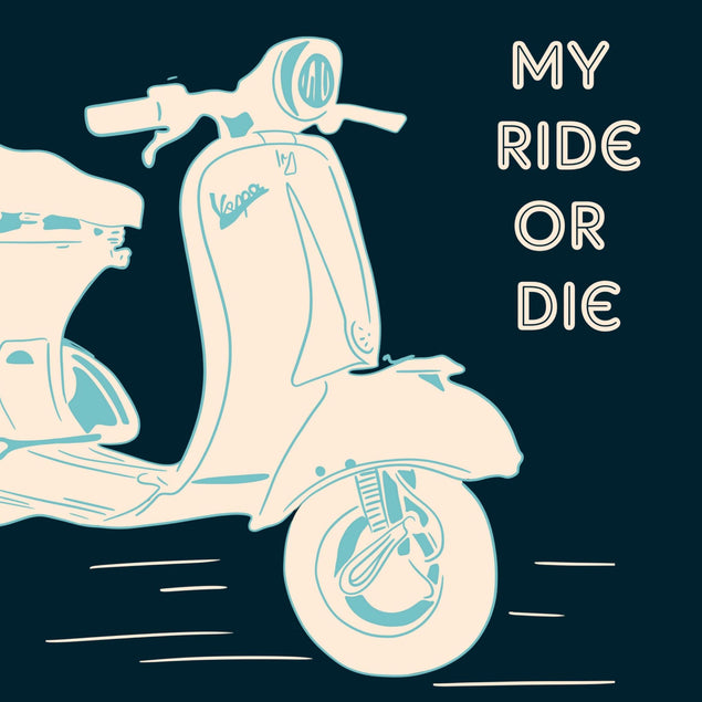 Ride Or Die Motorcycle Confetti-exploding Greetings Card