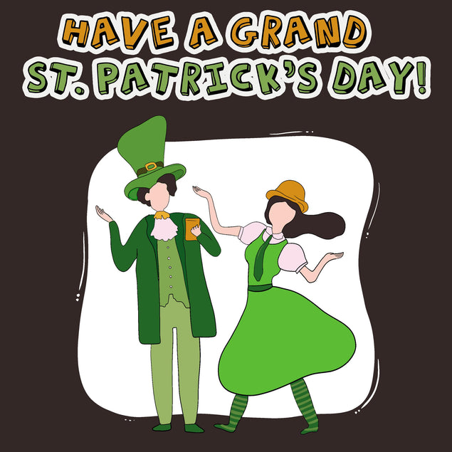 Have A Grand St. Patrick's Day Confetti-exploding Greetings Card