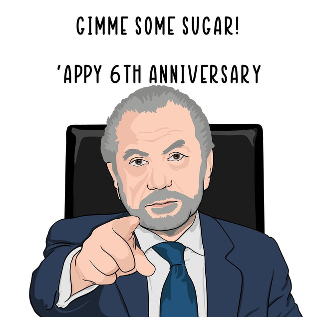 Sugar Anniversary Confetti-exploding Greetings Card