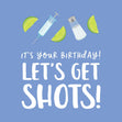 Birthday Shots Confetti-exploding Greetings Card