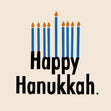 Happy Hanukkah Candles Confetti-exploding Greetings Card