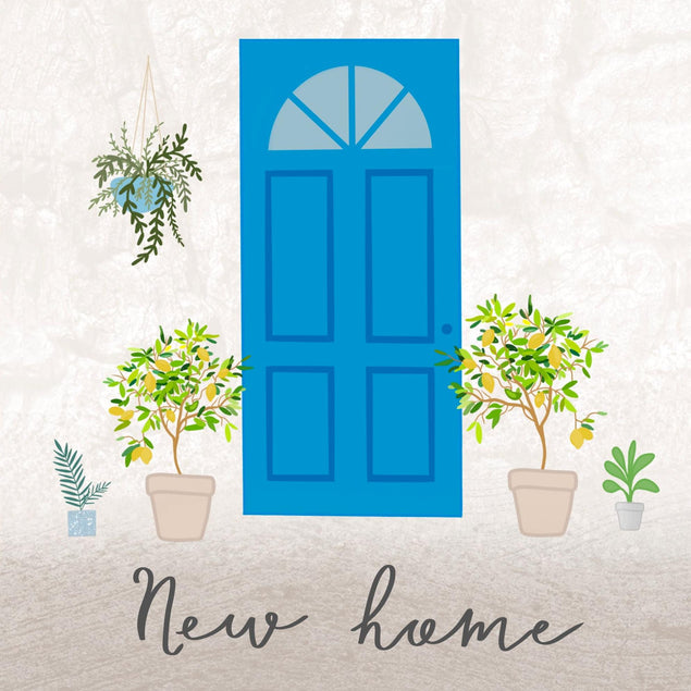 New Home Confetti-exploding Greetings Card