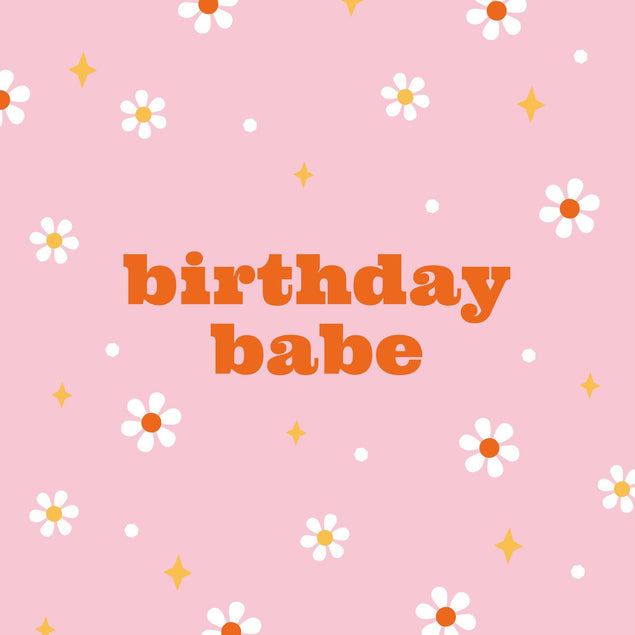 Birthday Babe Confetti-exploding Greetings Card