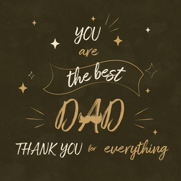 You Are The Best Dad Confetti-exploding Greetings Card