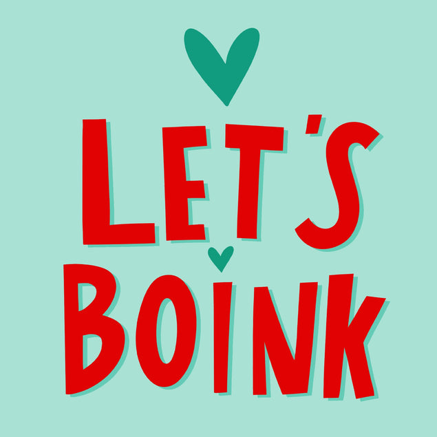 Let's Boink Naughty Love Confetti-exploding Greetings Card
