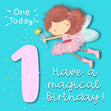 1st Birthday Have A Magical Birthday Confetti-exploding Greetings Card