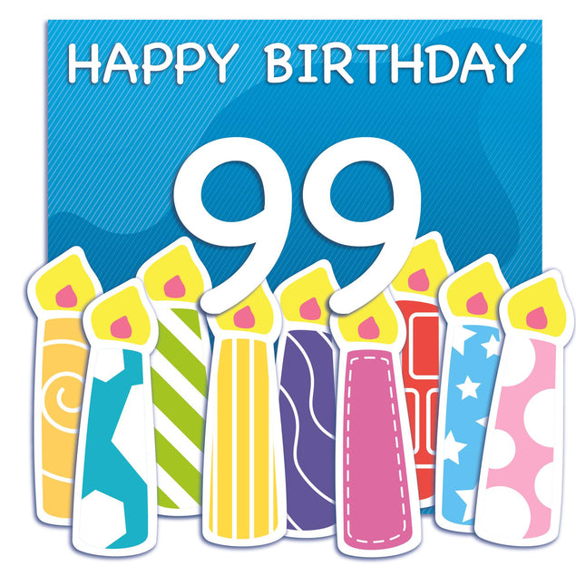 Happy 99th Birthday Confetti-exploding Greetings Card