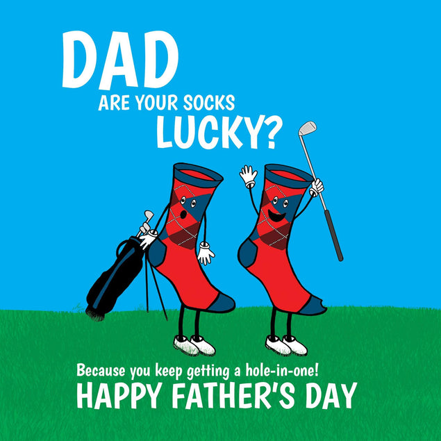 Are Your Socks Lucky? Confetti-exploding Greetings Card