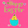 Funny Chick Easter Confetti-exploding Greetings Card