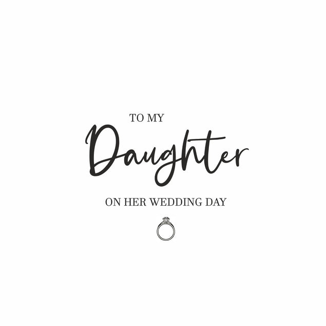 Daughter Wedding Day Confetti-exploding Greetings Card