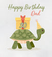 Turtle Dad 30th Birthday Confetti-exploding Greetings Card