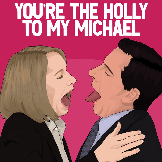 You're The Holly To My Michael Valentine's Day Confetti-exploding Greetings Card