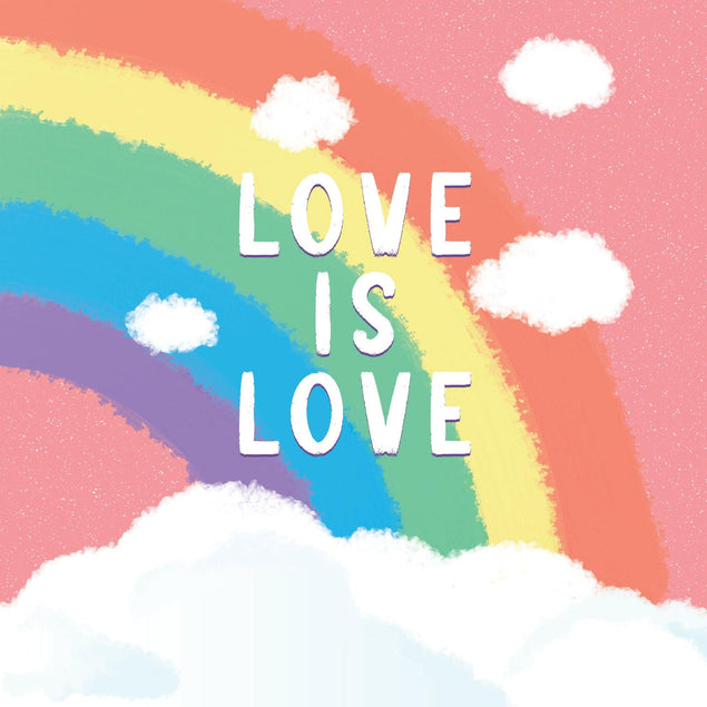 Love Is Love Confetti-exploding Greetings Card