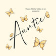 Awesome Auntie Mother's Day Confetti-exploding Greetings Card