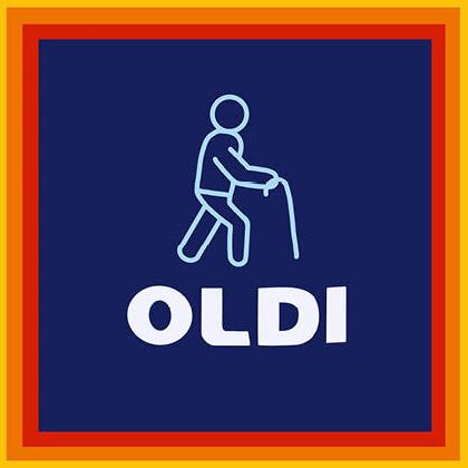 Oldi Aldi Confetti-exploding Greetings Card