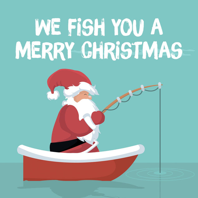 We Fish You A Merry Christmas Confetti-exploding Greetings Card