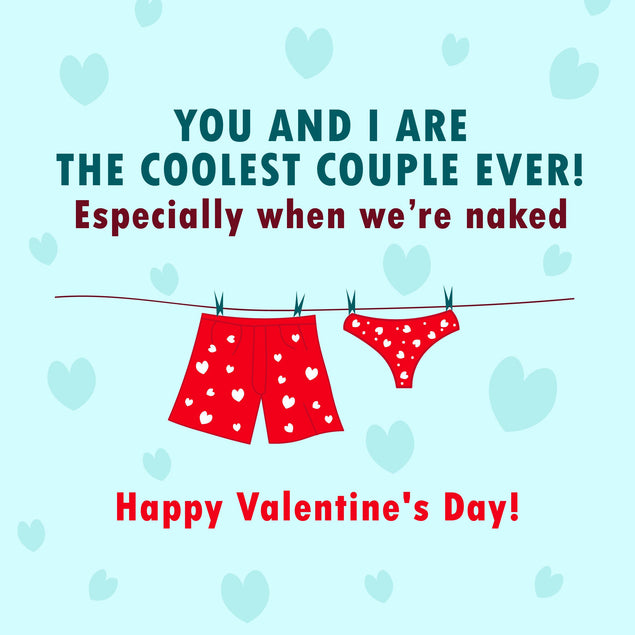 The Coolest Couple Ever Valentine's Confetti-exploding Greetings Card