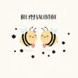 Bee My Valentine Confetti-exploding Greetings Card