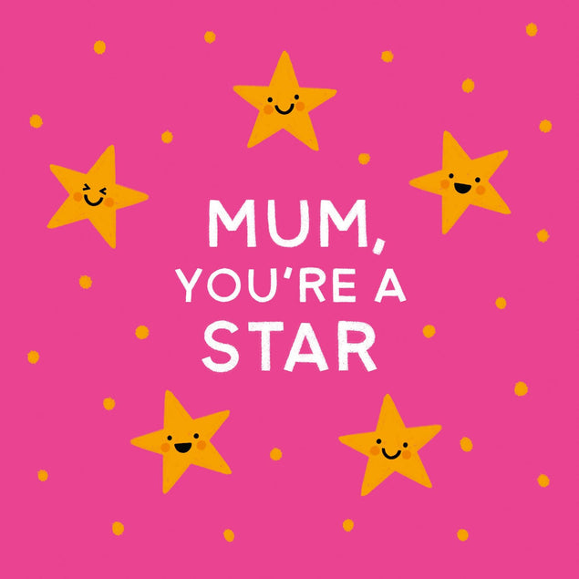 Mum, You're A Star Confetti-exploding Greetings Card