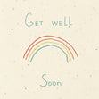 Get Well Rainbow Confetti-exploding Greetings Card