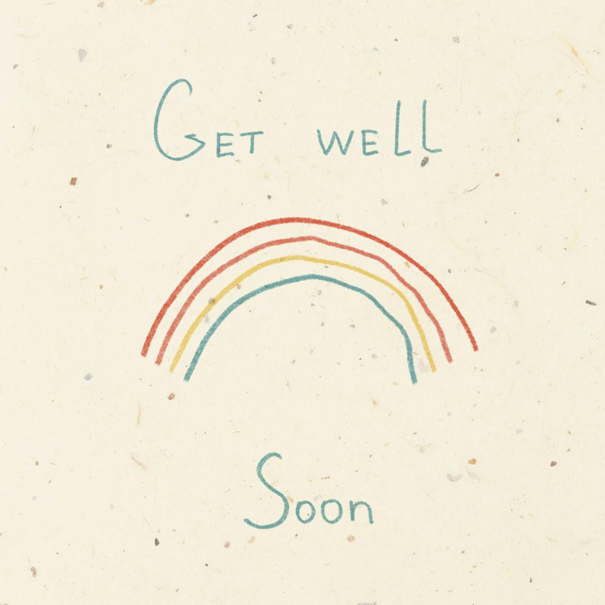Get Well Rainbow Confetti-exploding Greetings Card – Boomf
