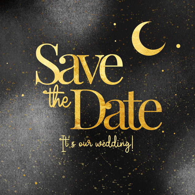 Save The Date It's Our Wedding Confetti-exploding Greetings Card