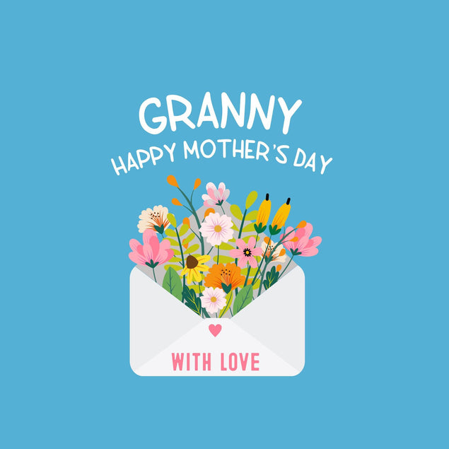 Granny Mothers Day Confetti-exploding Greetings Card