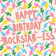 Rockstar-ess Confetti-exploding Greetings Card