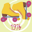 Happy Birthday 1976 Roller Skate Confetti-exploding Greetings Card