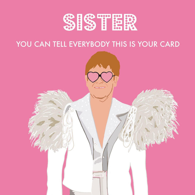 Sister - This Is Your Confetti-exploding Greetings Card