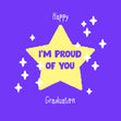 Happy Graduation Star Confetti-exploding Greetings Card