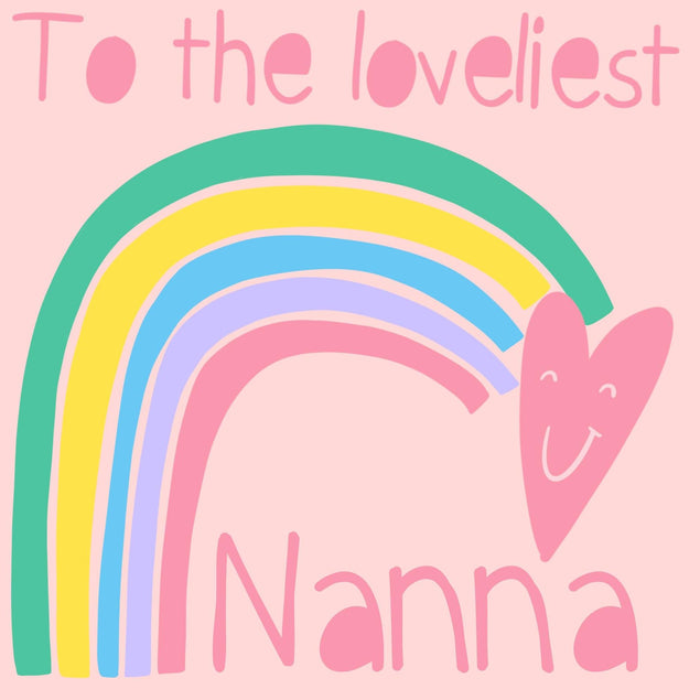 Loveliest Nanna Confetti-exploding Greetings Card