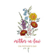 Flower Bouquet Happy Mother's Day Mother-in-law Confetti-exploding Greetings Card