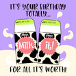 Milk It Confetti-exploding Greetings Card