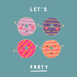 Let's Party Confetti-exploding Greetings Card