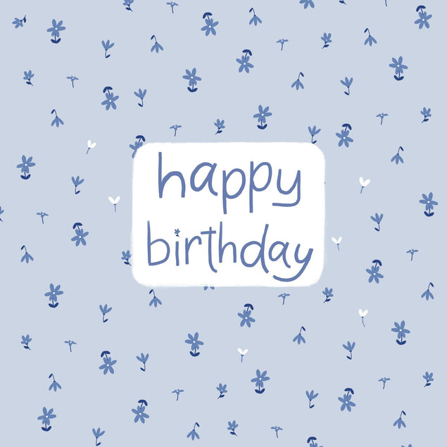 Happy Birthday Flowers Confetti-exploding Greetings Card