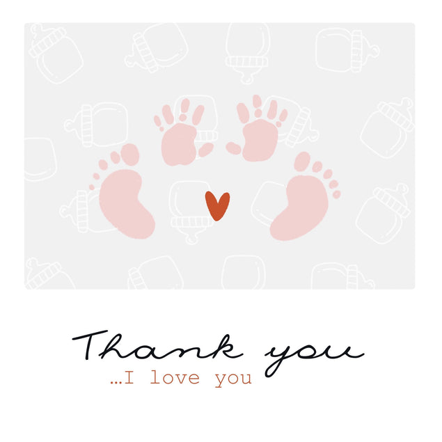 Thank You New Baby Confetti-exploding Greetings Card