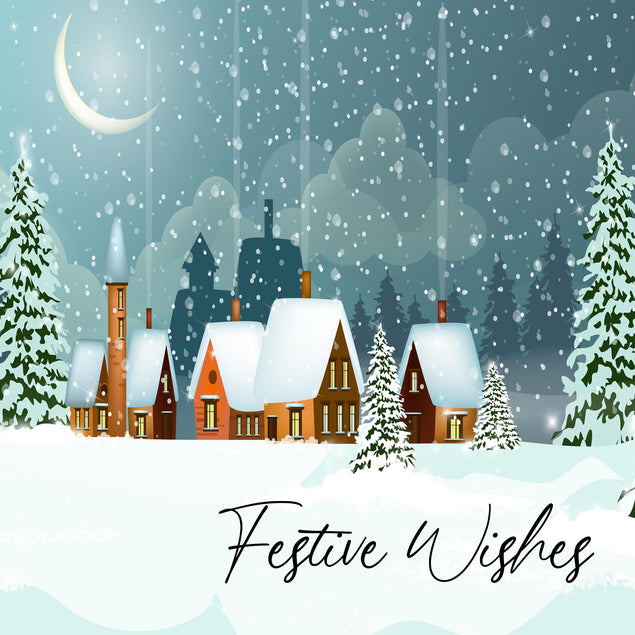 Festive Wishes Traditional Christmas Confetti-exploding Greetings Card