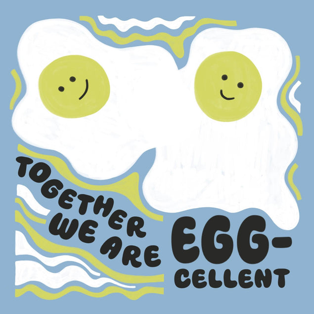 Together We Are Eggcelent Confetti-exploding Greetings Card